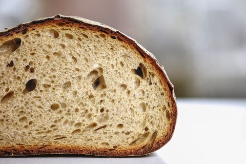 half loaf of bread