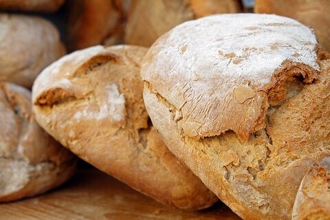 two loaves of bread