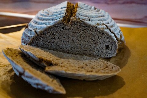 loaf of bread with slices