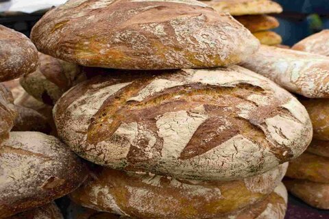 several loaves of bread